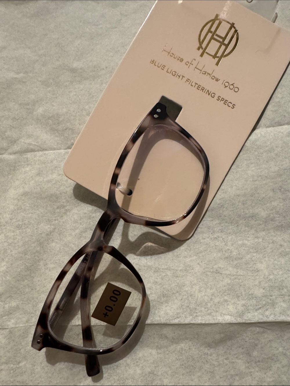 House of Harlow Animal Print Blue Light Blocking Glasses NEW 🏷️